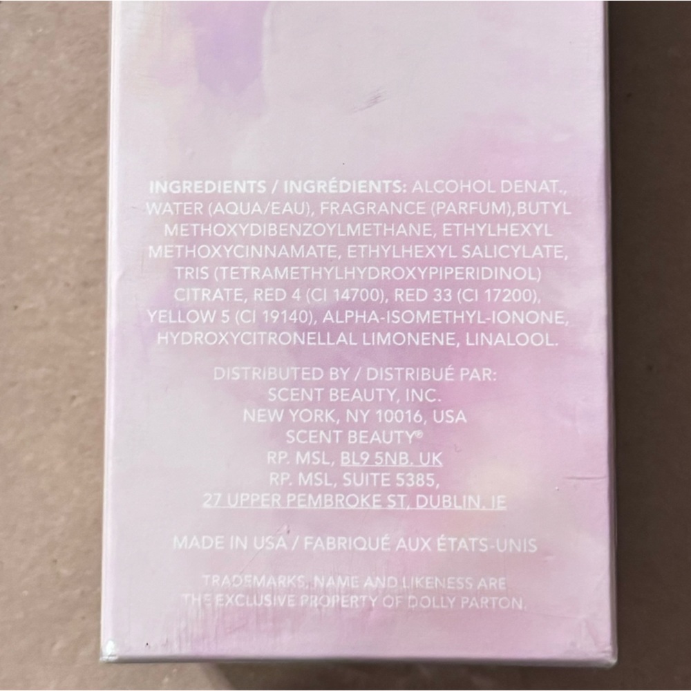 X-LARGE 3.4 oz Dolly Scent From Above by Dolly Parton Eau De Toilette NEW SEALED - Picture 6 of 6
